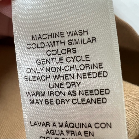 NWT CHICO'S Brown Drawstring Duster Trench Coat Jacket Size Petite 3 (XL 16/18) - Picture 16 of 16